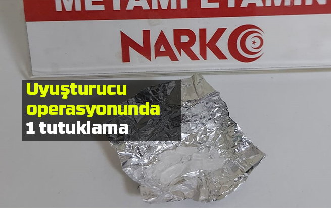 Kırıkkale’de uyuşturucu operasyonunda 1 tutuklama