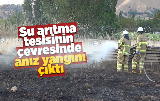 Kırıkkale’de anız yangını