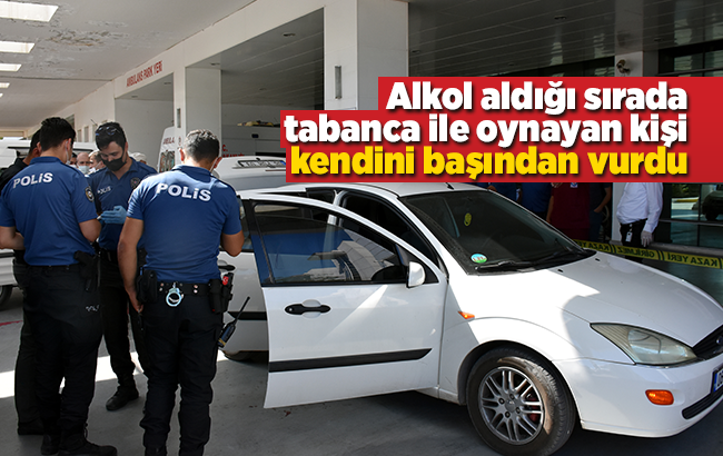 Kırıkkale'de tabancayla oynayan kişi başından ağır yaralandı