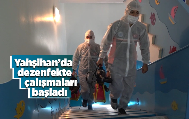 Yüz yüze eğitim başlıyor, detaylı dezenfekte çalışmaları sürüyor
