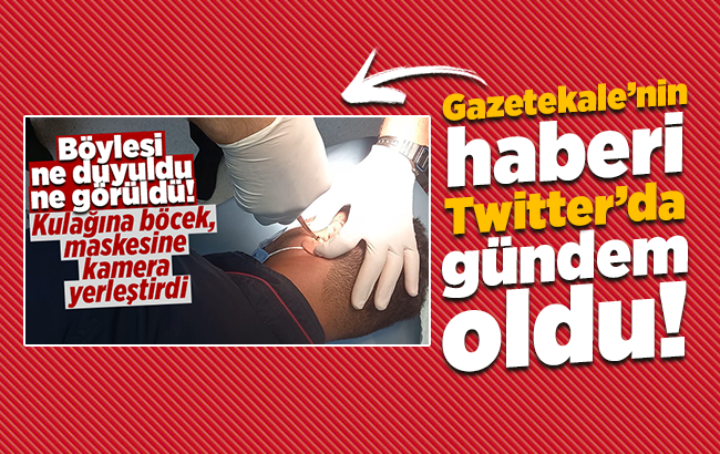 Gazetekale, ‘Ehliyet sınavı kopyacısı’  haberini Twitter'da ülke gündemine taşıdı
