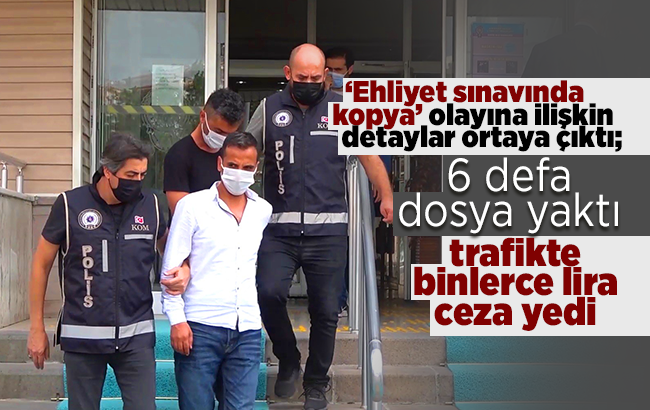Ehliyet sınavında maskesine kamera kulağına böcek yerleştirmişti, gerçek ortaya çıktı: 6 defa dosya yaktı, trafikte binlerce lira ceza yedi