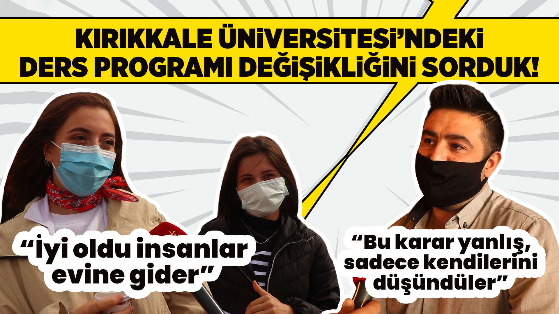 KIRIKKALE ÜNİVERSİTESİ'NDEKİ DERS PROGRAMI DEĞİŞİKLİĞİNİ SORDUK! İŞTE CEVAPLAR!