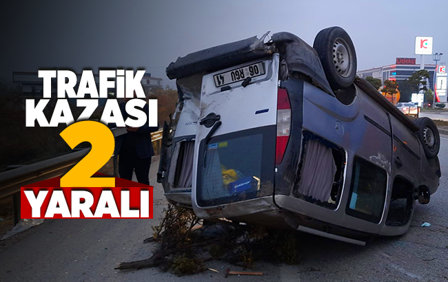 Kırıkkale’de trafik kazası: 2 yaralı