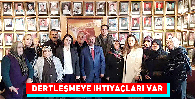 Dertleşmeye ihtiyaçları var