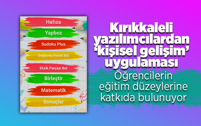 Kırıkkaleli yazılımcılardan ‘kişisel gelişim’ uygulaması