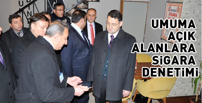 Umuma açık alanlara sigara denetimi