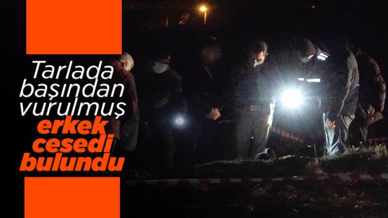 Tarlada şüpheli ölüm: Silahla başından vurulmuş halde bulundu