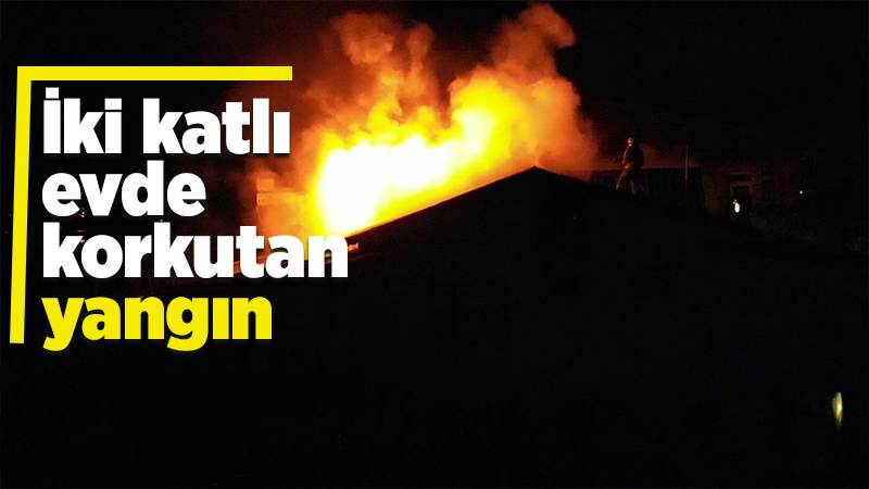 Kırıkkale'de korkutan yangın: Mahalleli sokağa döküldü