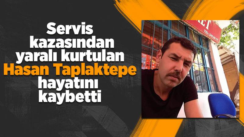Servis kazasından acı haber