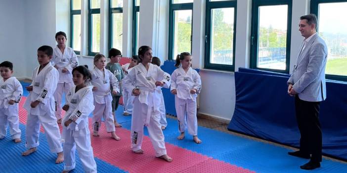 Kırıkkale Keskin’de genç sporculara Kaymakam Kayatürk’ten ziyaret