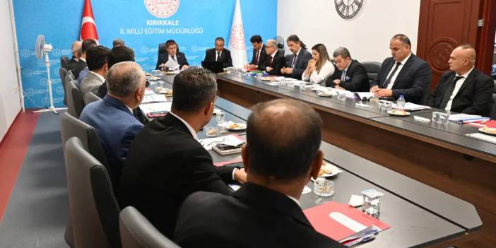 Okullar açılmadan kritik toplantı! Kırıkkale’de eğitim gündemi masaya yatırıldı